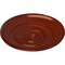 Ekena Millwork Dylar Ceiling Medallion (Fits Canopies up to 6 1/4"), Hand-Painted Firebrick, 30"OD x 2 1/4"P CM30DYFIF - alternate 3